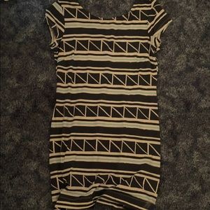 mahi gold dress